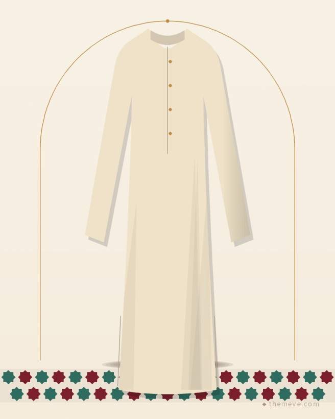 Omani Thobe — Ivory
