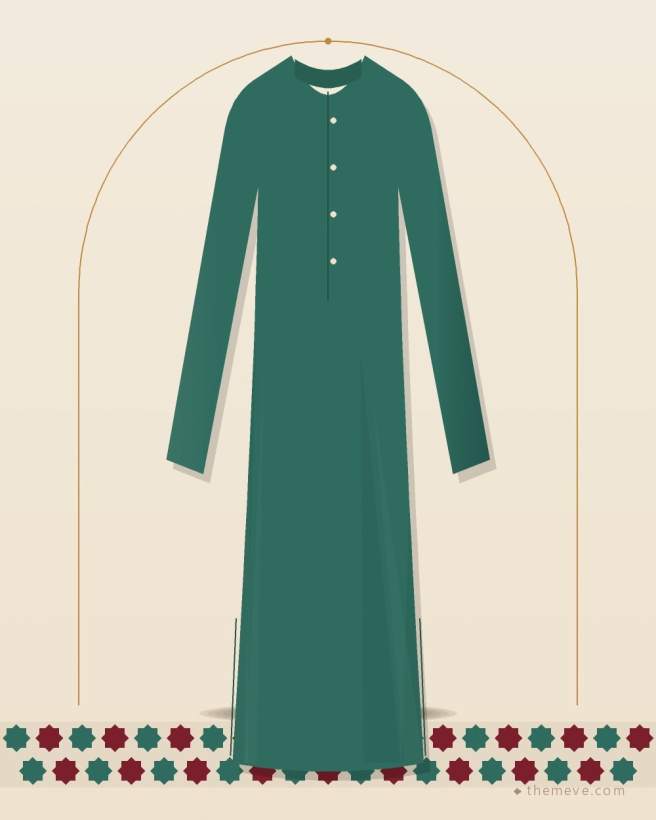 Kids Thobe — Teal