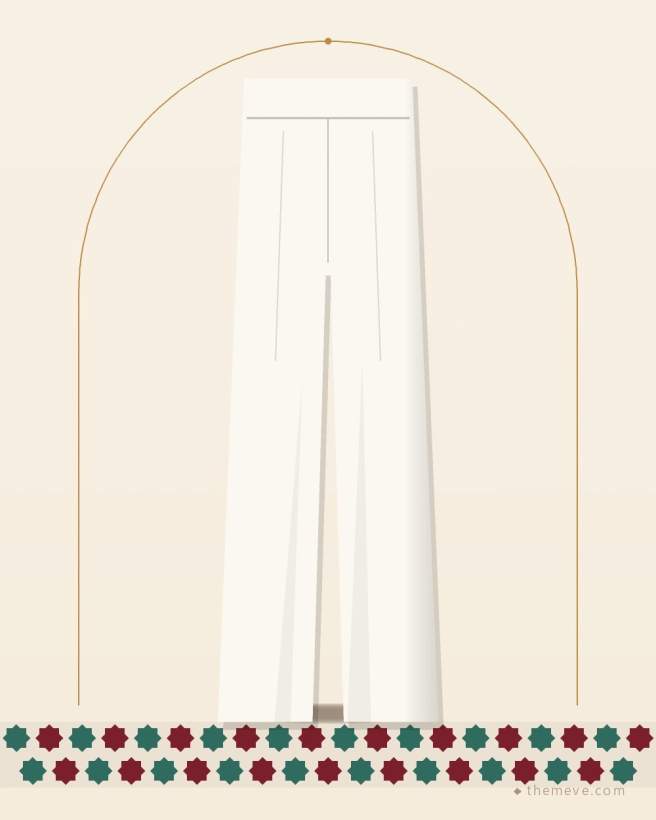 Cotton Pajama — White